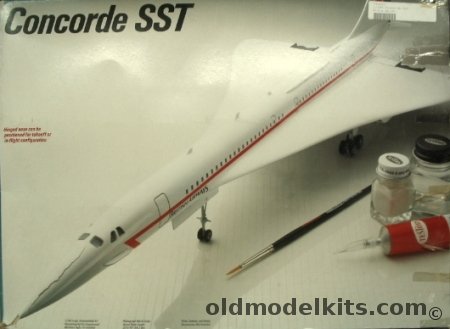 Testors 1/100 Concorde SST - British Airways or Air France - Bagged Kit, 597 plastic model kit
